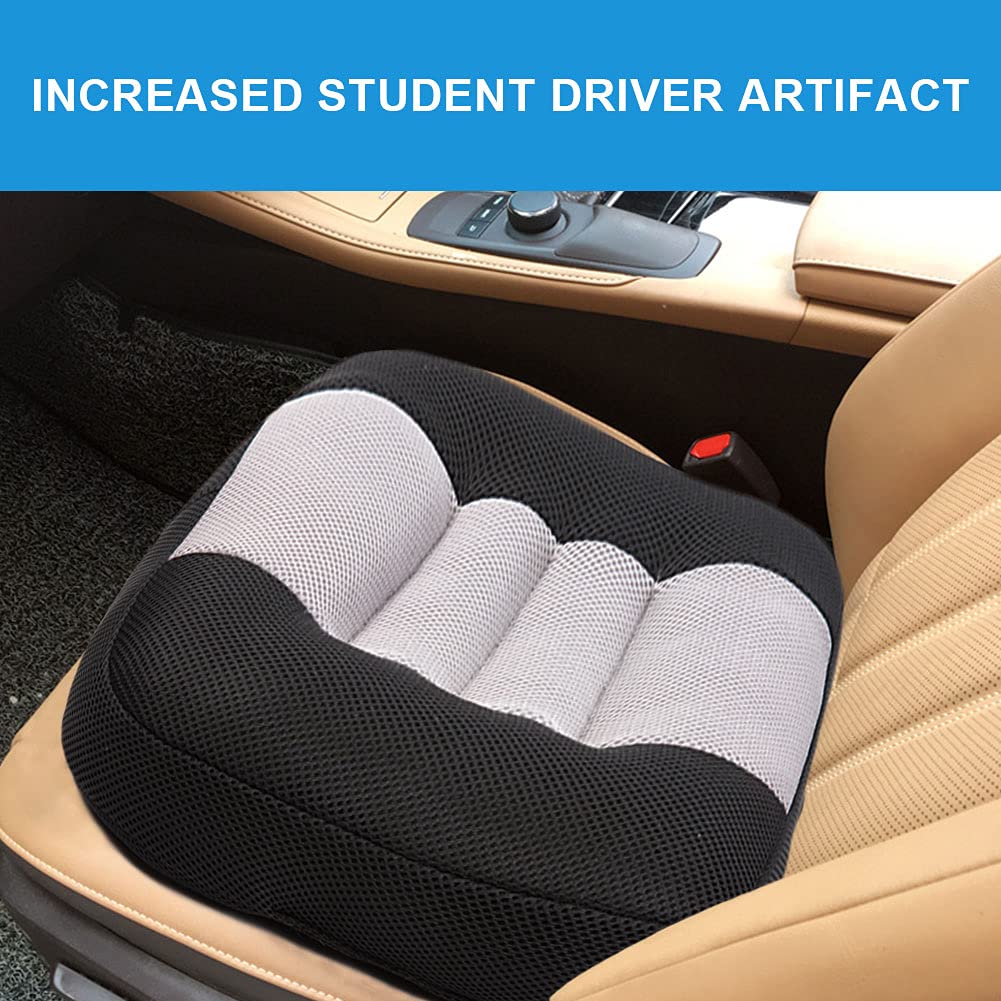 Black Breathable Mesh Car Booster Seat Cushion Z33640