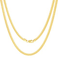 14k Yellow Gold Cuban Link Chain Necklace X461099