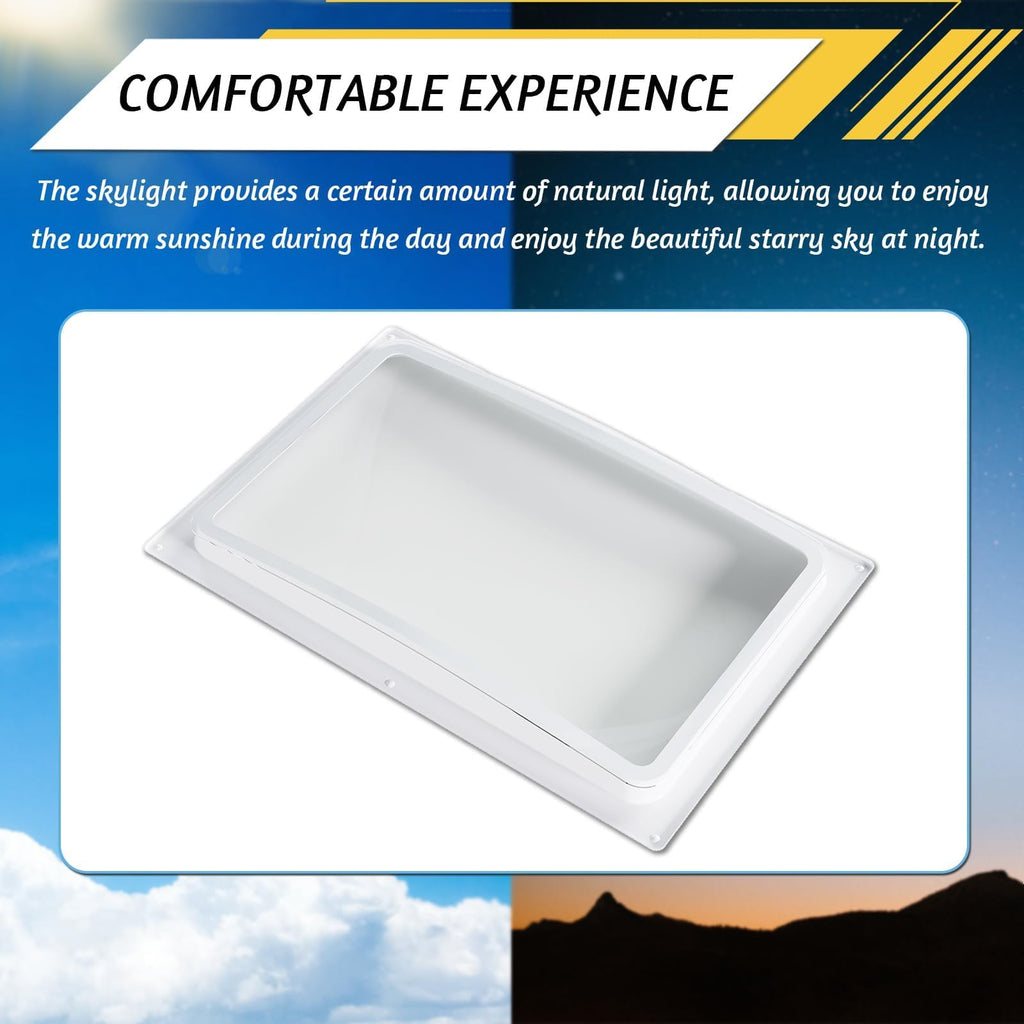 24" Shatterproof Clear RV Skylight Dome Cover A843