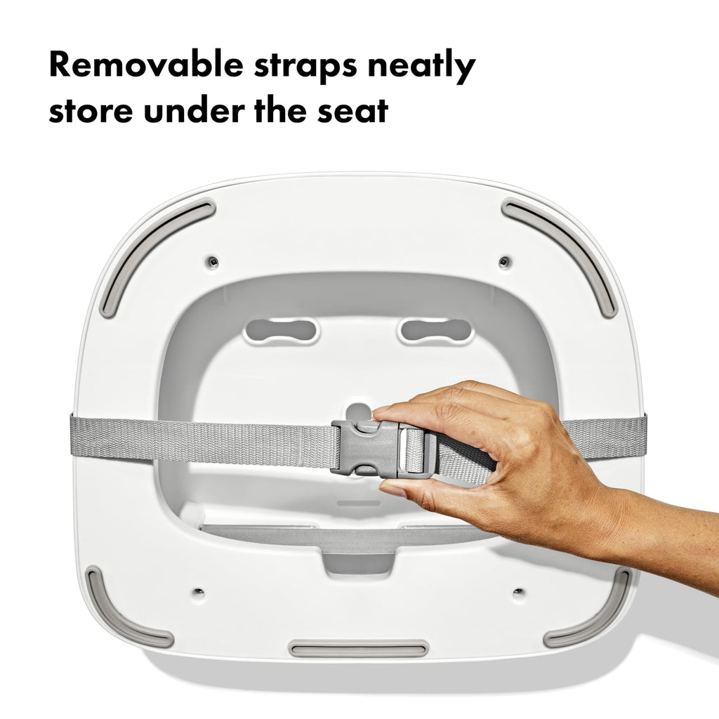 Gray Toddler Booster Seat with Removable Cushion P158614