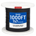 1/8" Black T316 Stainless Steel Cable Railing Wire Rope L3937