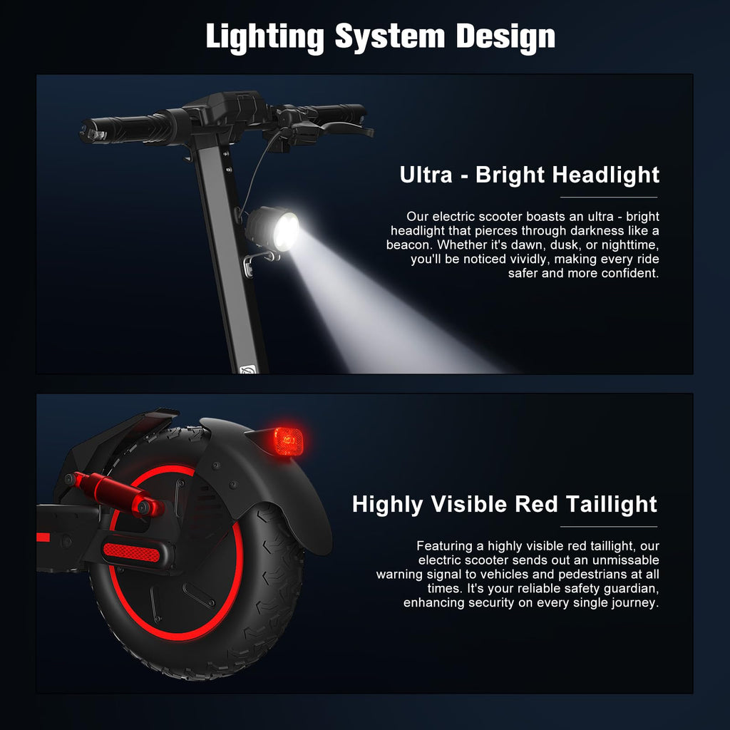 Electric Scooter for Adults, 1200W Motor, 30 MPH, 33 Miles Range, Foldable Q5882