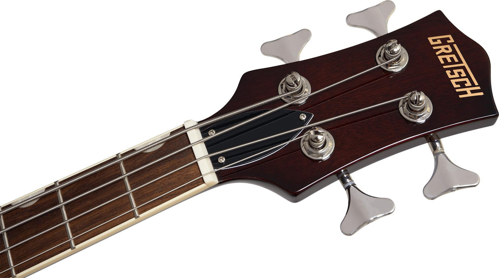 Walnut Stain Short-Scale Electric Bass Guitar W124