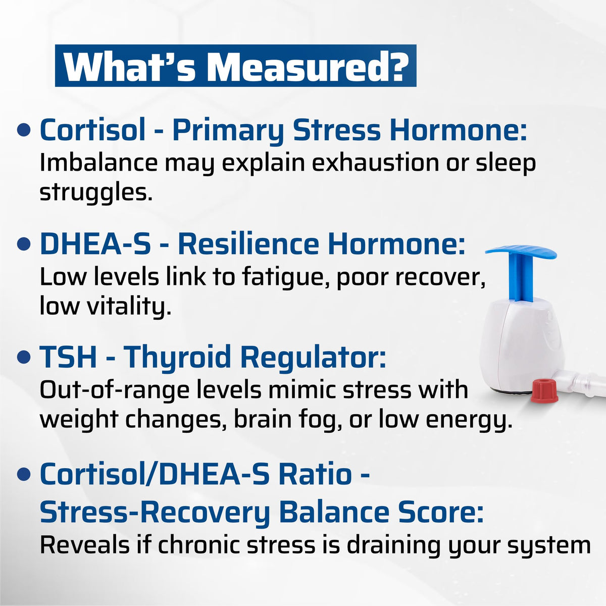 4-in-1 Cortisol DHEA-S TSH Test Kit R938233