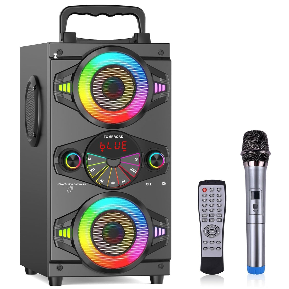 60W Portable Bluetooth Speaker with Subwoofer J34658
