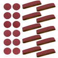 4 x 36 Aluminum Oxide Sanding Belts and 6 Inch Self Stick Sanding Discs 22 Pcs W8271