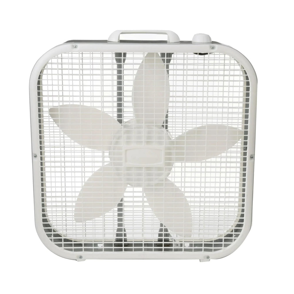 20" Classic Box Fan, 3 Speeds, White J8886