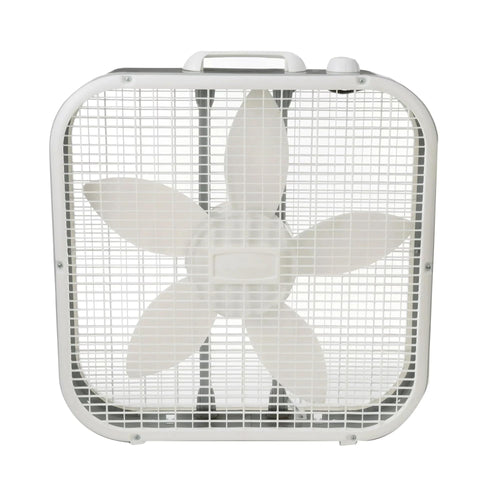 20" Classic Box Fan, 3 Speeds, White J8886