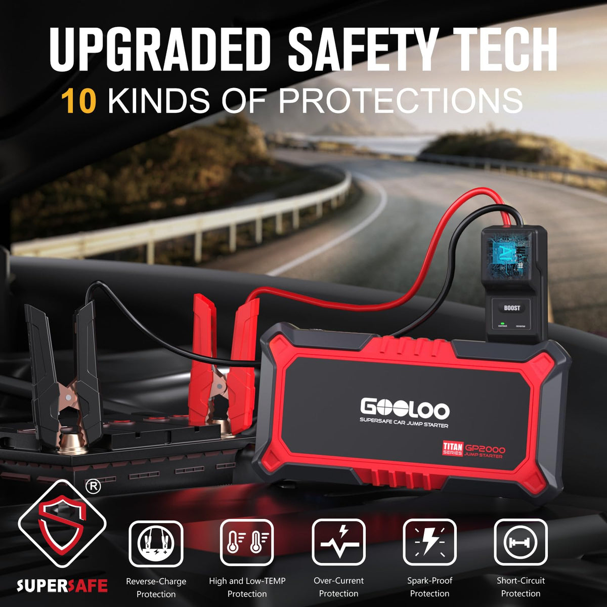 12V 2000A Portable Jump Starter W5546