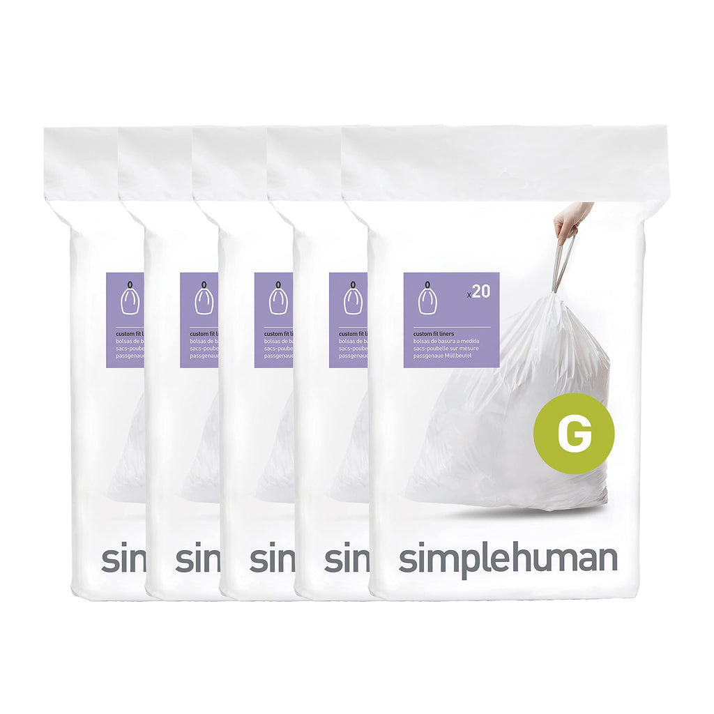 100 Count Drawstring Kitchen Trash Bags Y7637