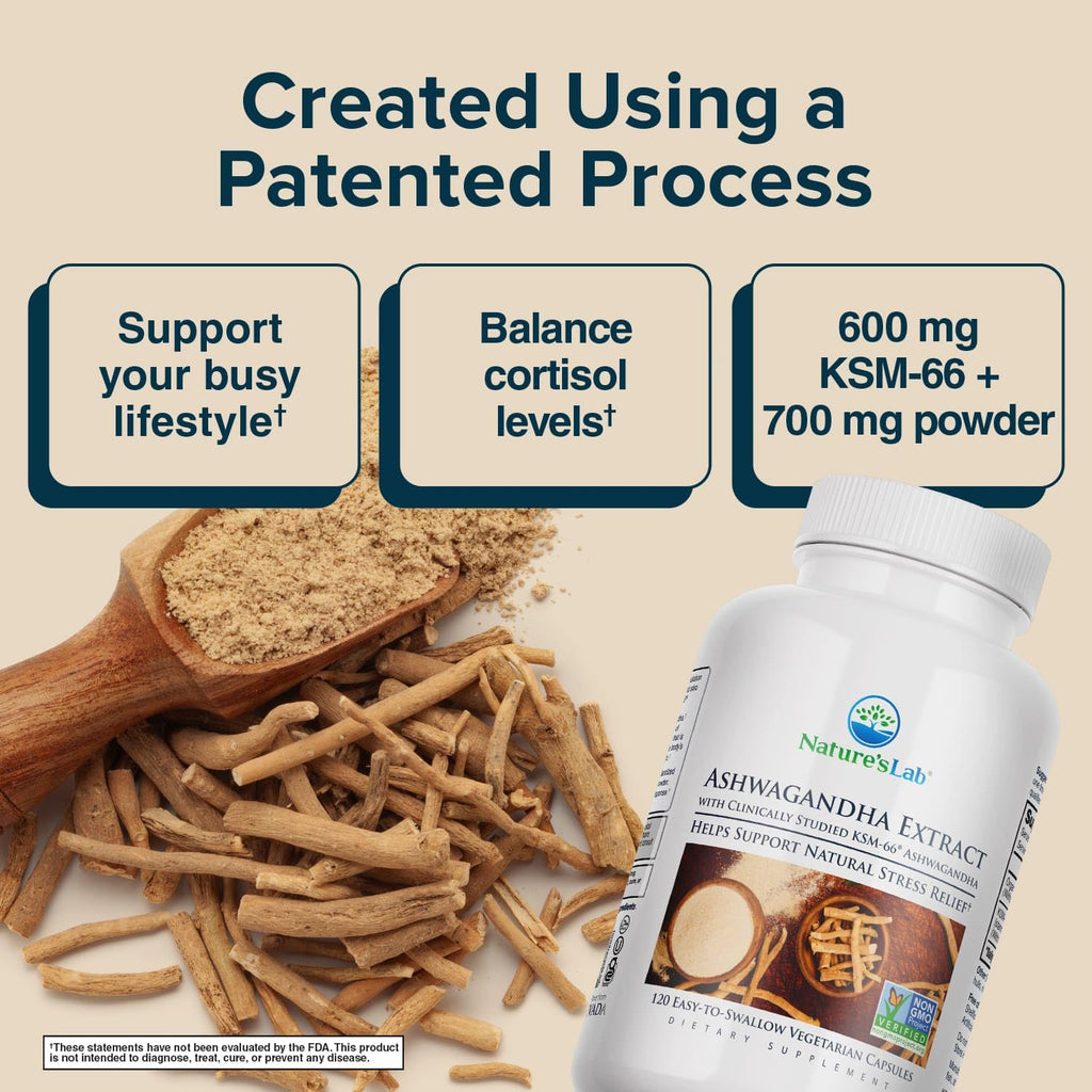 Extra Strength Organic Ashwagandha Root Extract 120 Ct A410