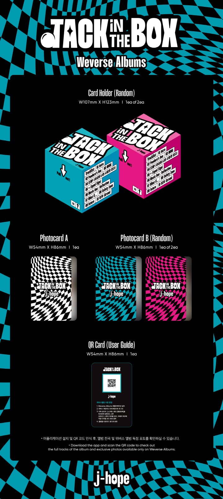 J-HOPE BTS - Jack In The Box (Weverse Album), Multicolor N570