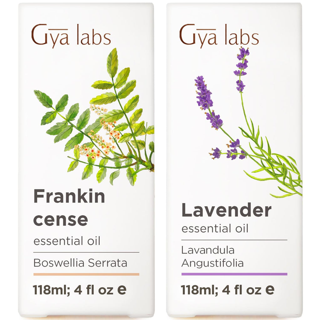 Frankincense & Lavender Essential Oil Set 2x4 Fl Oz J302