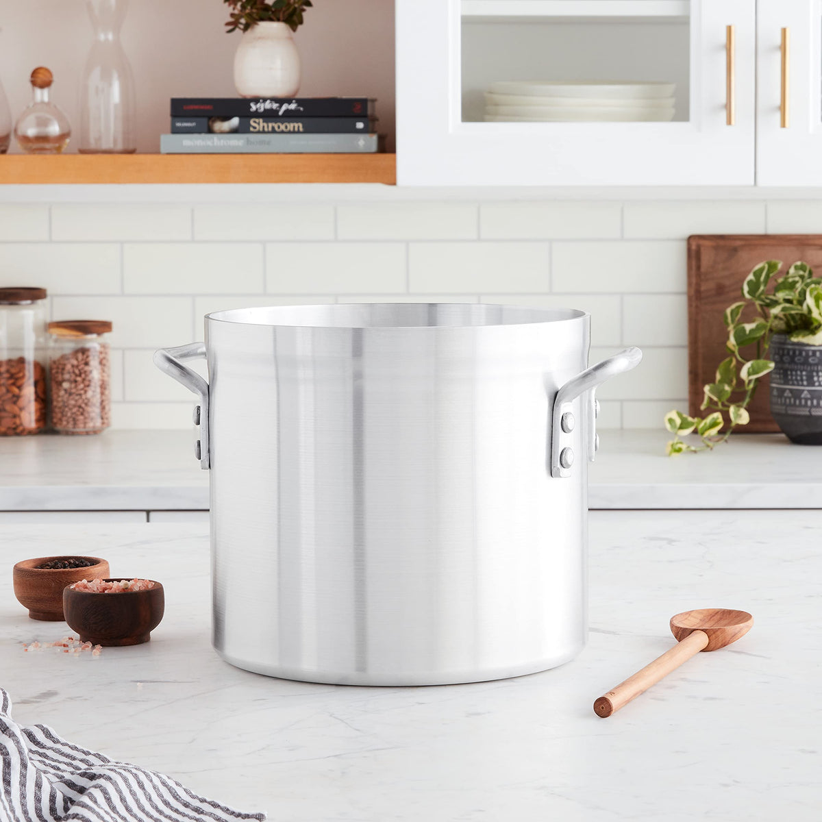 12 Quart Aluminum Stock Pot J76274