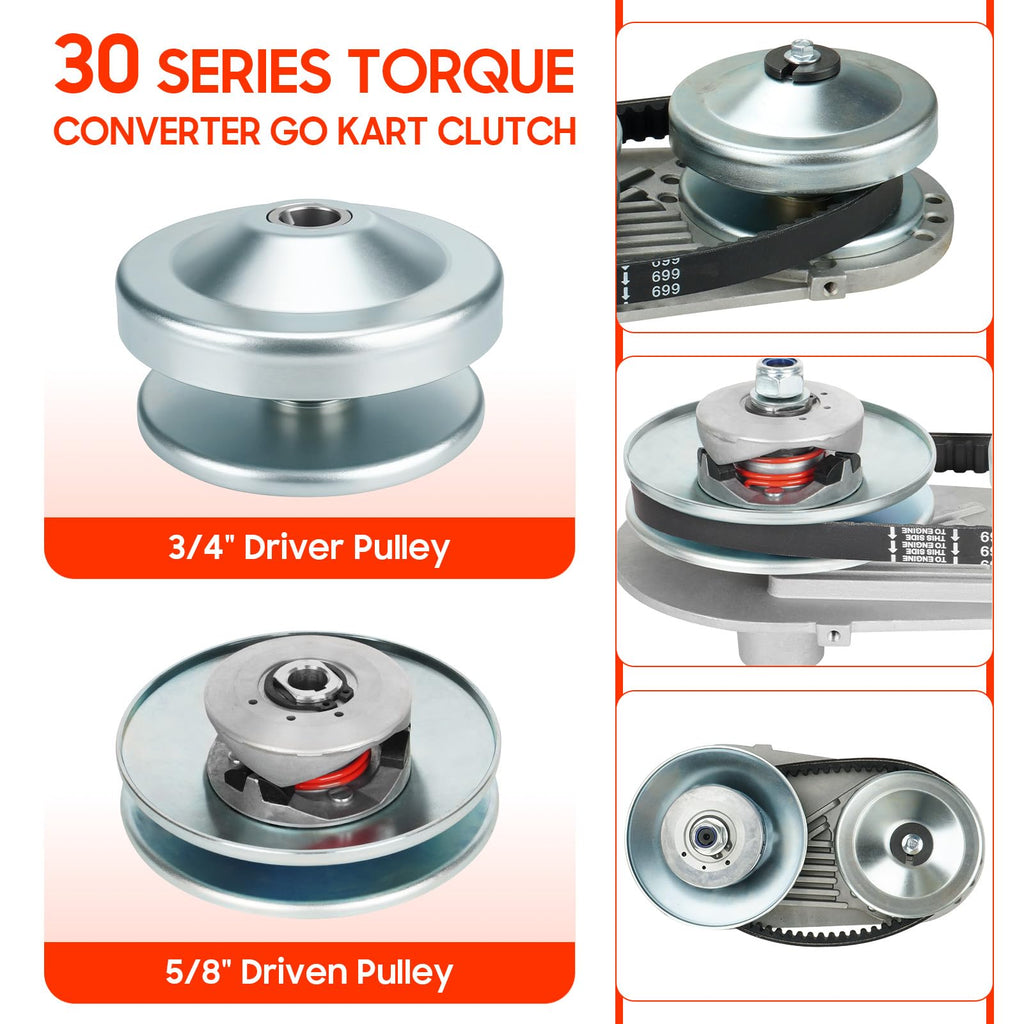 212CC Torque Converter 30 Series 3/4" V8541