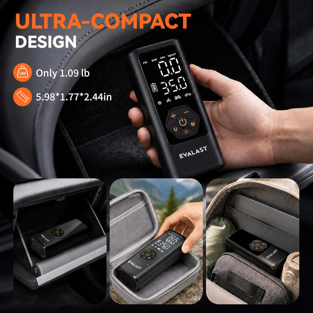 Portable Air Compressor 150 PSI Cordless Tire Inflator Y746