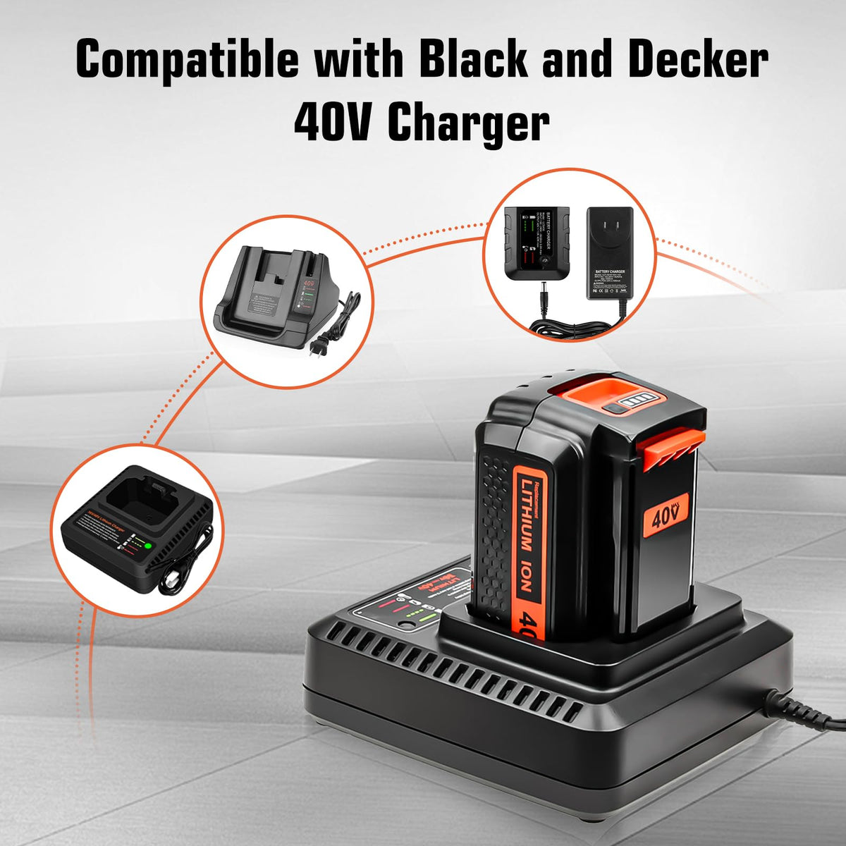 40V Battery and Charger C15470