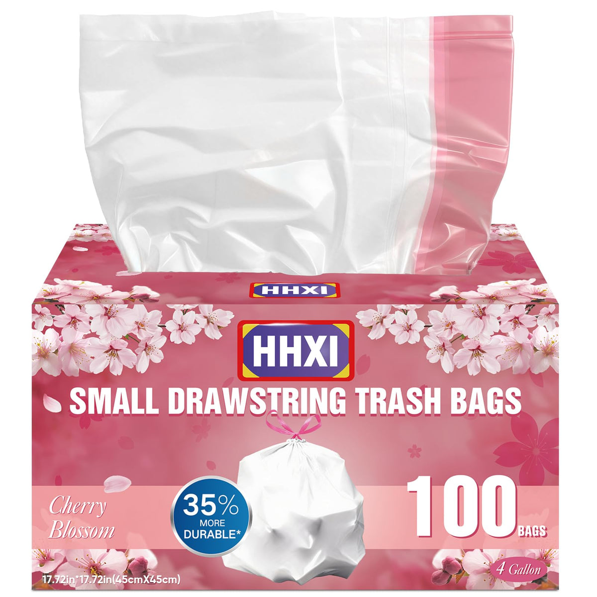 4 Gallon Scented Trash Bags with Drawstring N959