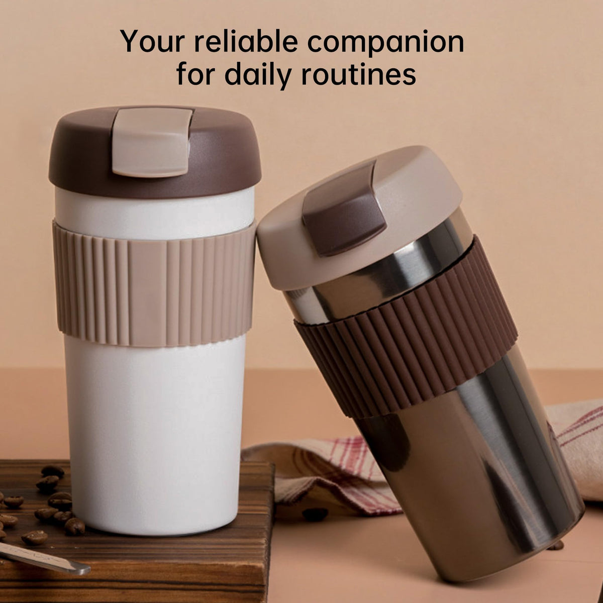Stainless Steel Insulated Coffee Travel Mug 16oz I970715