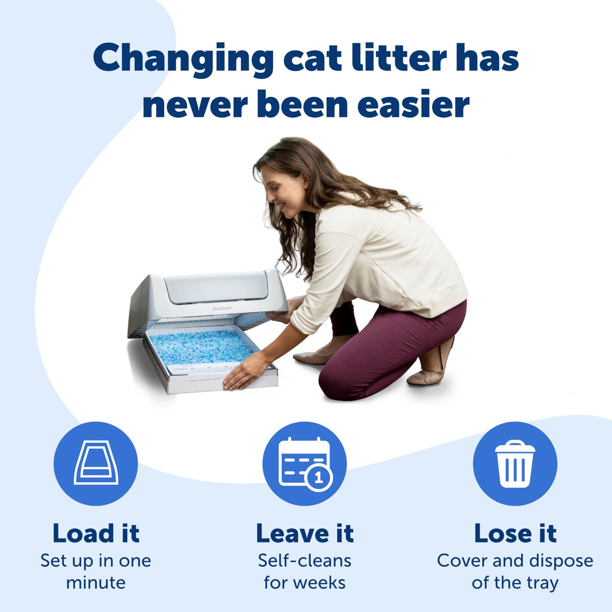 Fragrance-Free Crystal Litter Box Tray Refill S384079