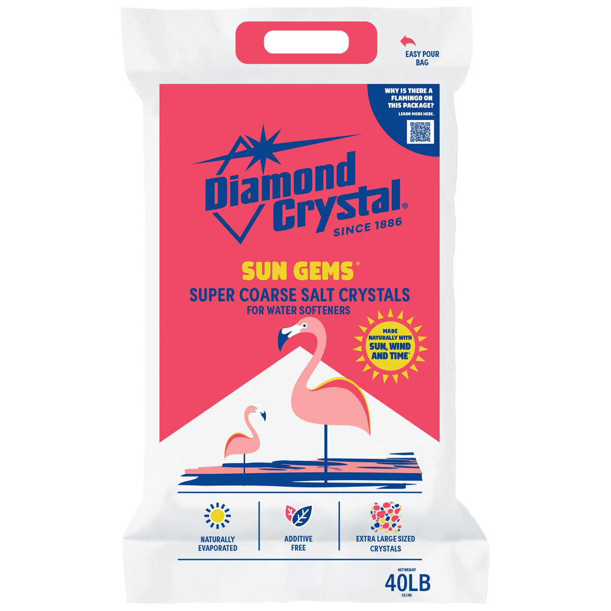 3 Pack Super Coarse Water Softener Salt, 40 Pounds M48131