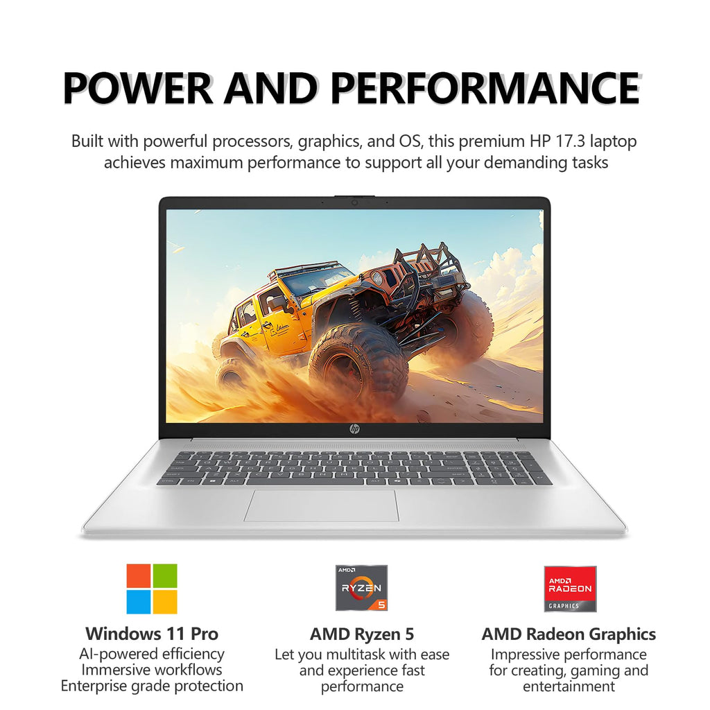 17.3" Touchscreen Laptop, Ryzen 5, 32GB RAM 1TB SSD O710085