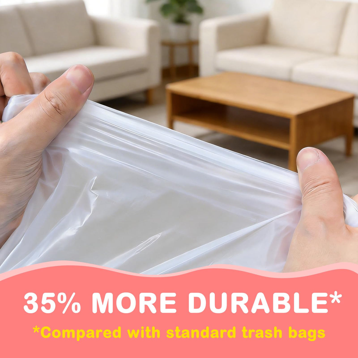4 Gallon Scented Trash Bags with Drawstring N959