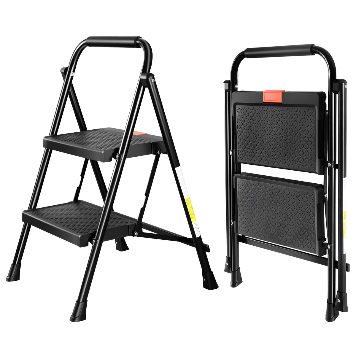 2 Step Steel Ladder with Anti-Slip Pedal U922