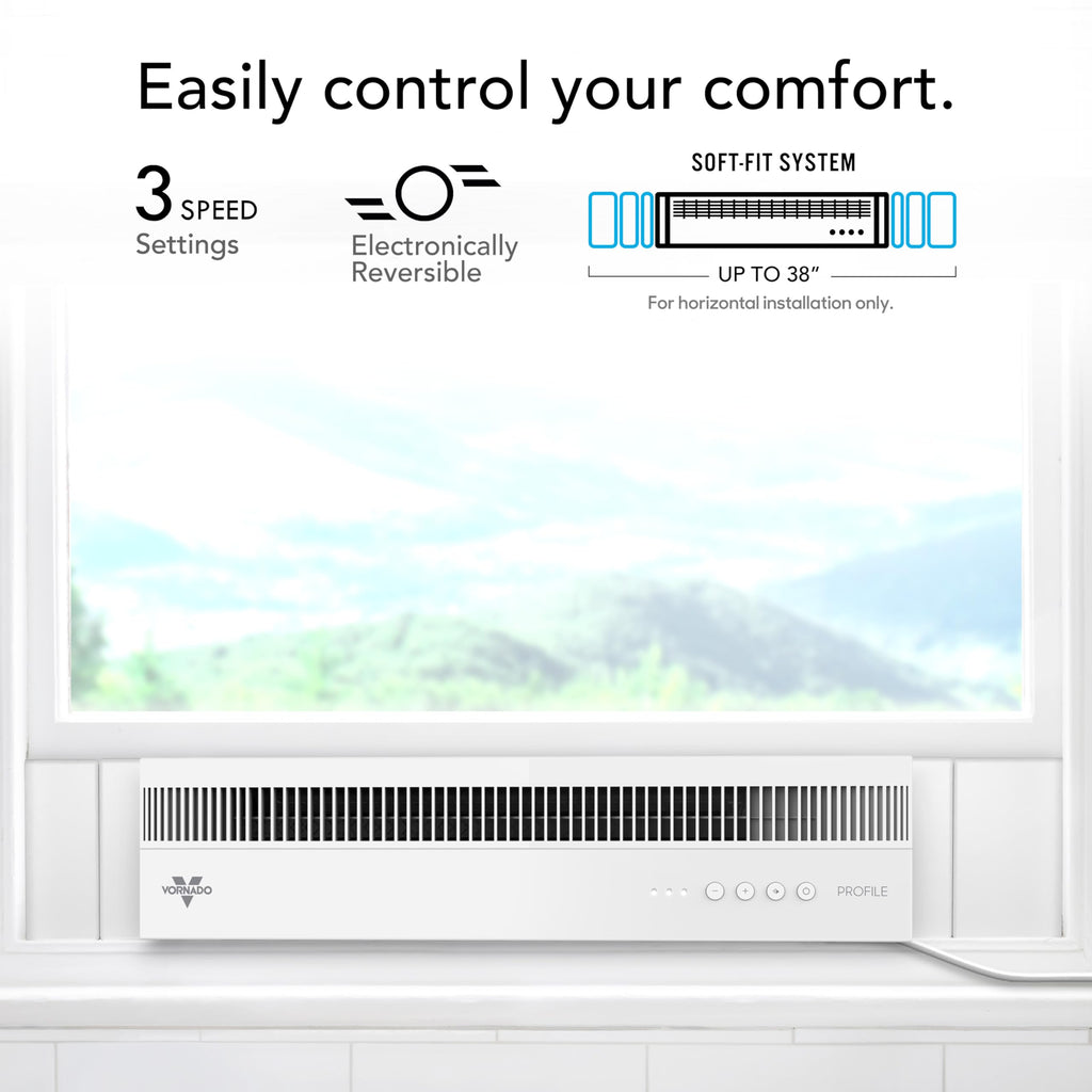 White 3 Speed Reversible Window Fan T557963