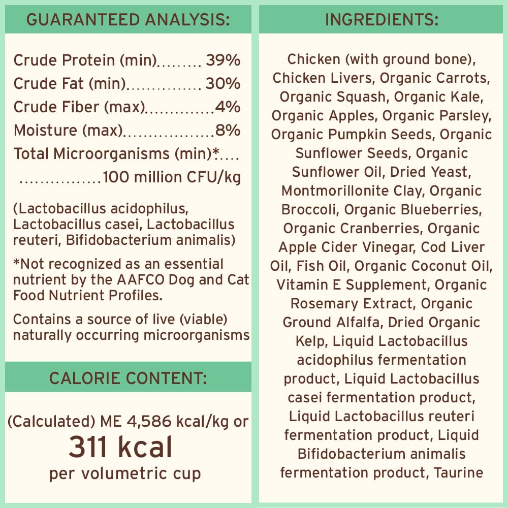 Freeze Dried Chicken Dog Food 16 oz V208