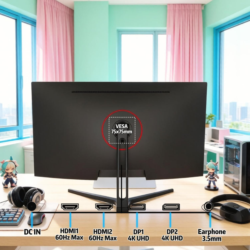 32" 4K UHD IPS 60Hz Monitor F19876