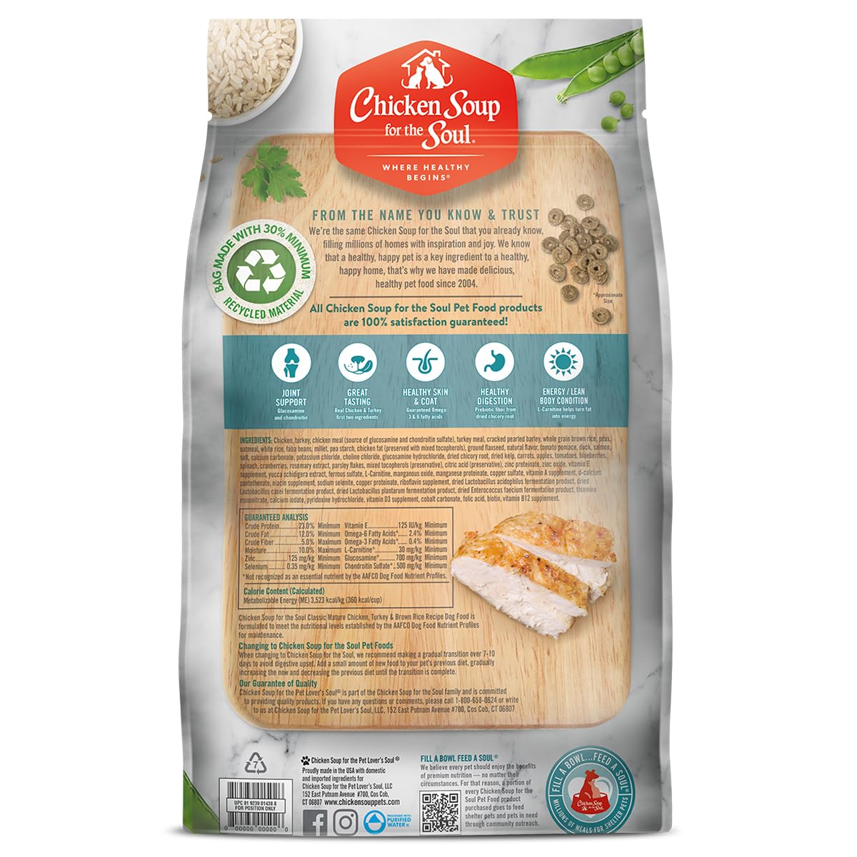 Chicken Turkey Brown Rice Dry Dog Food R25199