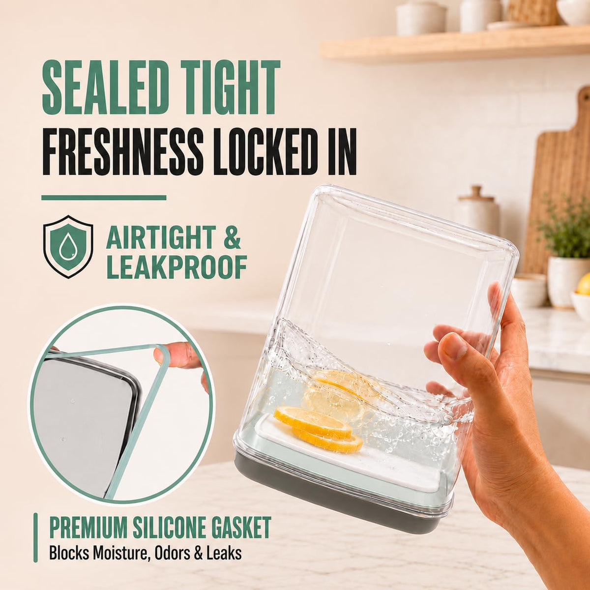 Airtight Dog Food Storage Container with Scoop L321122
