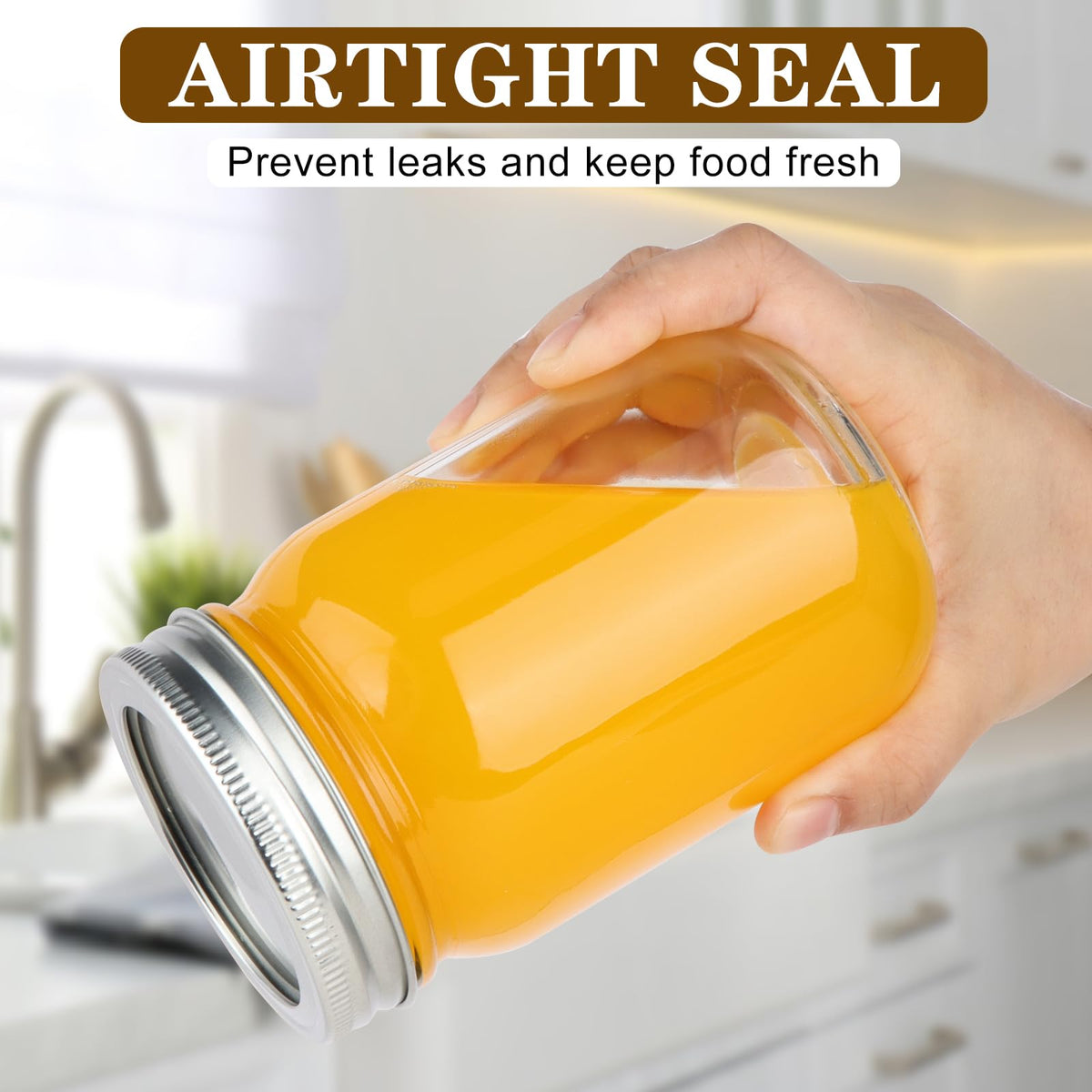 20 Pack 12 oz Mason Jars with Lids and Bands E942224