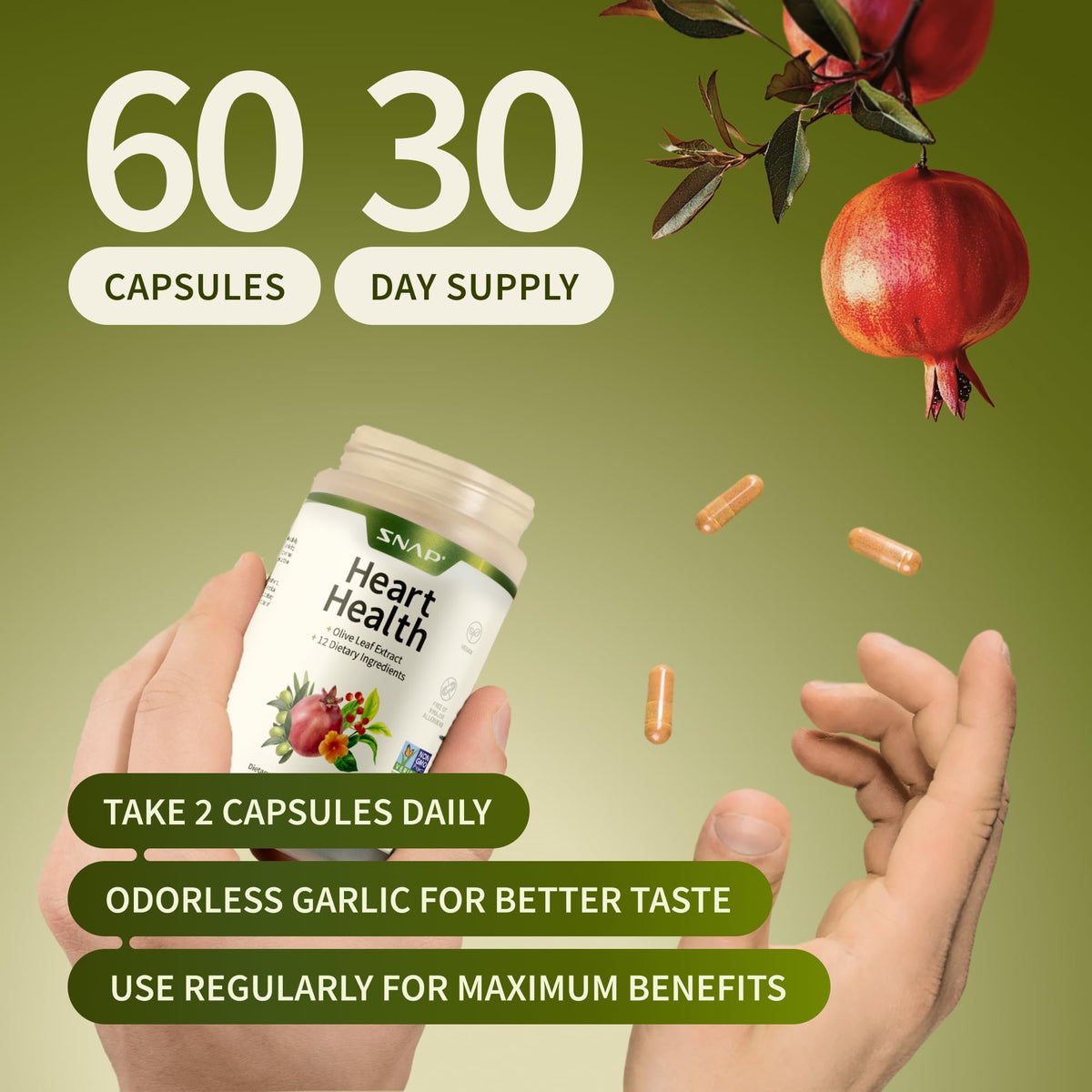 Nitric Oxide Beets Soft Chews + Heart Health Capsules D278