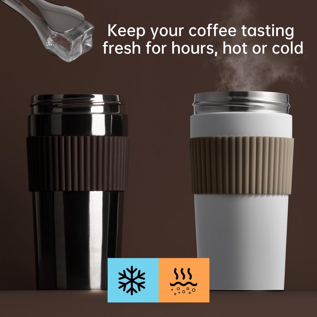 Stainless Steel Insulated Coffee Travel Mug 16oz I970715