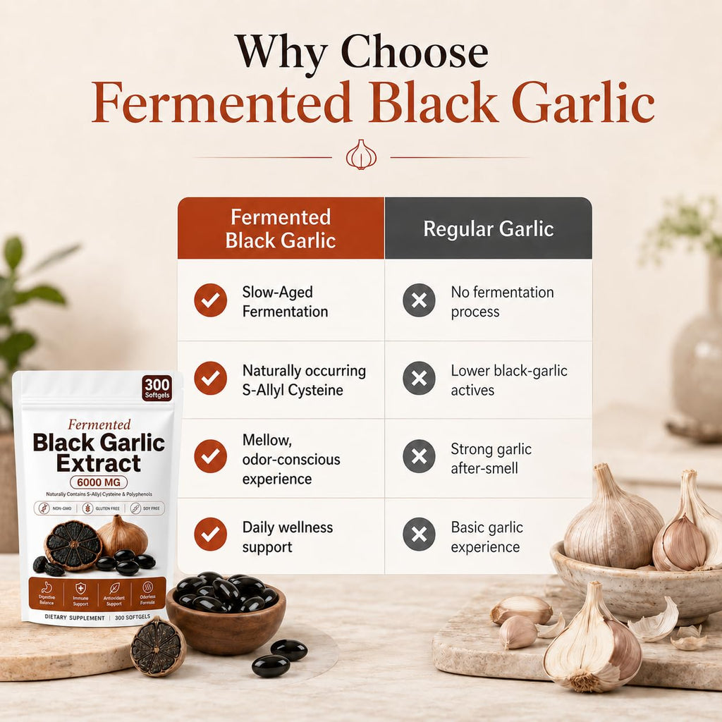 Black Garlic Extract Capsules 300 Softgels K867011
