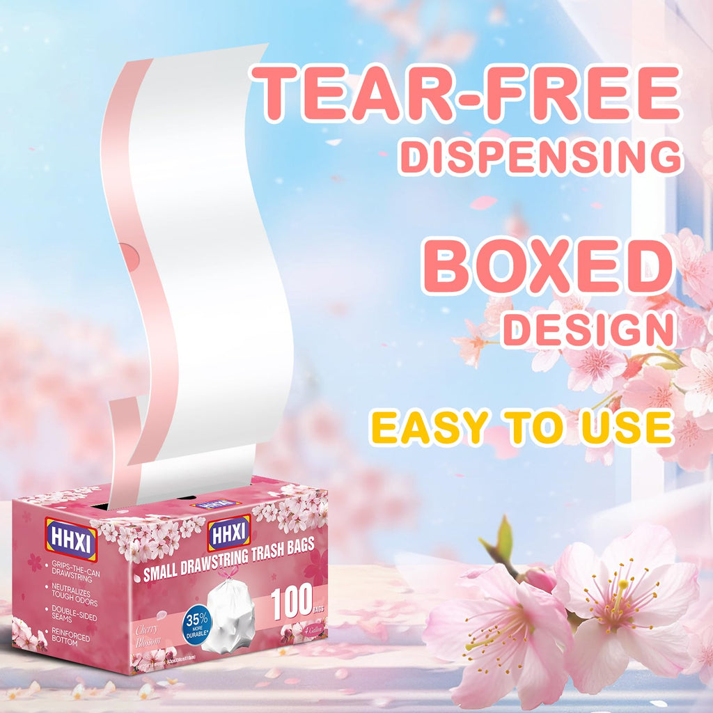 4 Gallon Scented Trash Bags with Drawstring N959