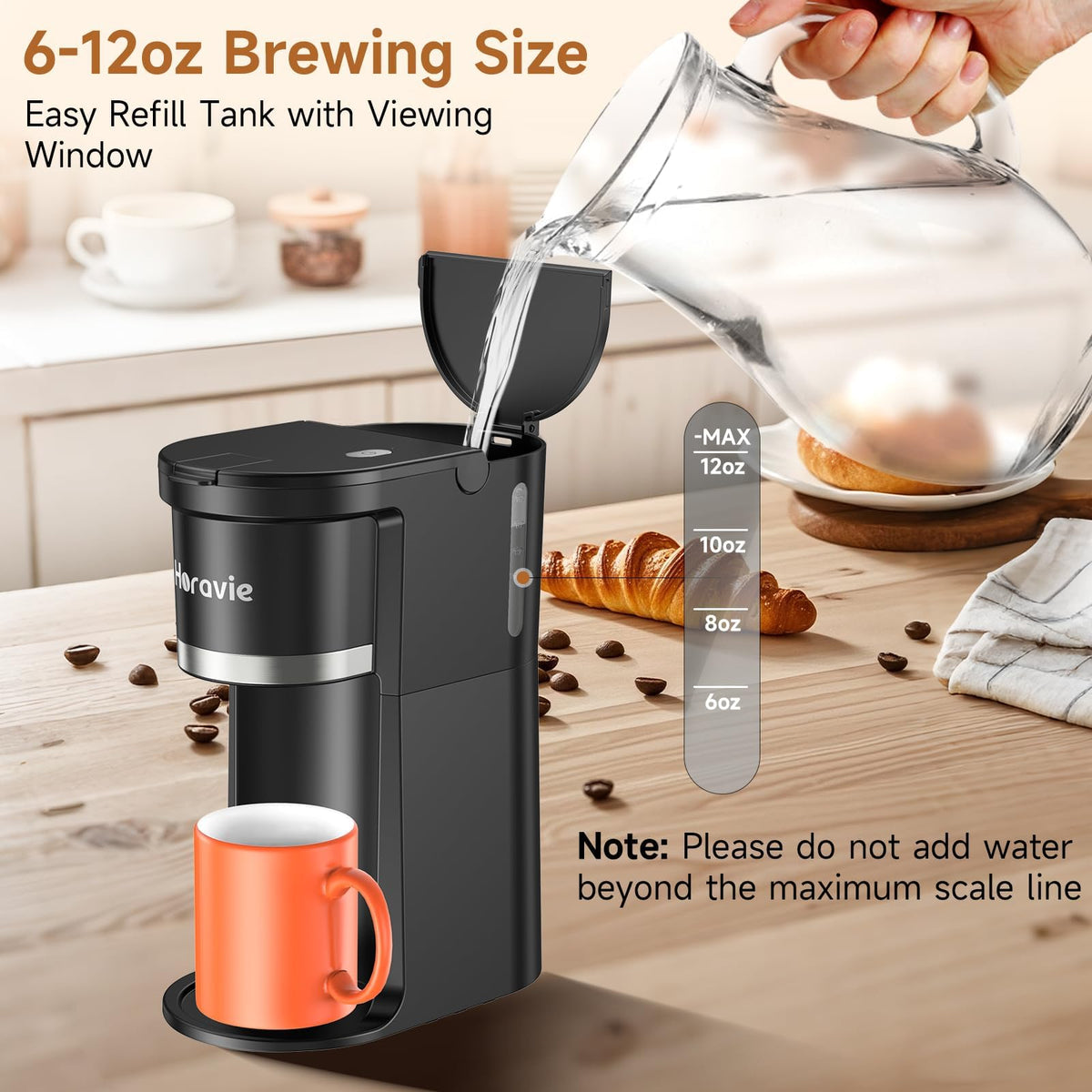 Single Serve Coffee Maker for K-Cup & Grounds K462083