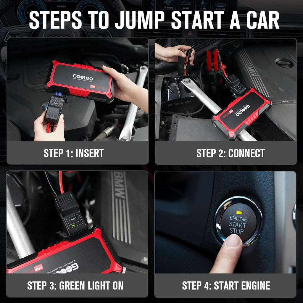 12V 2000A Portable Jump Starter W5546