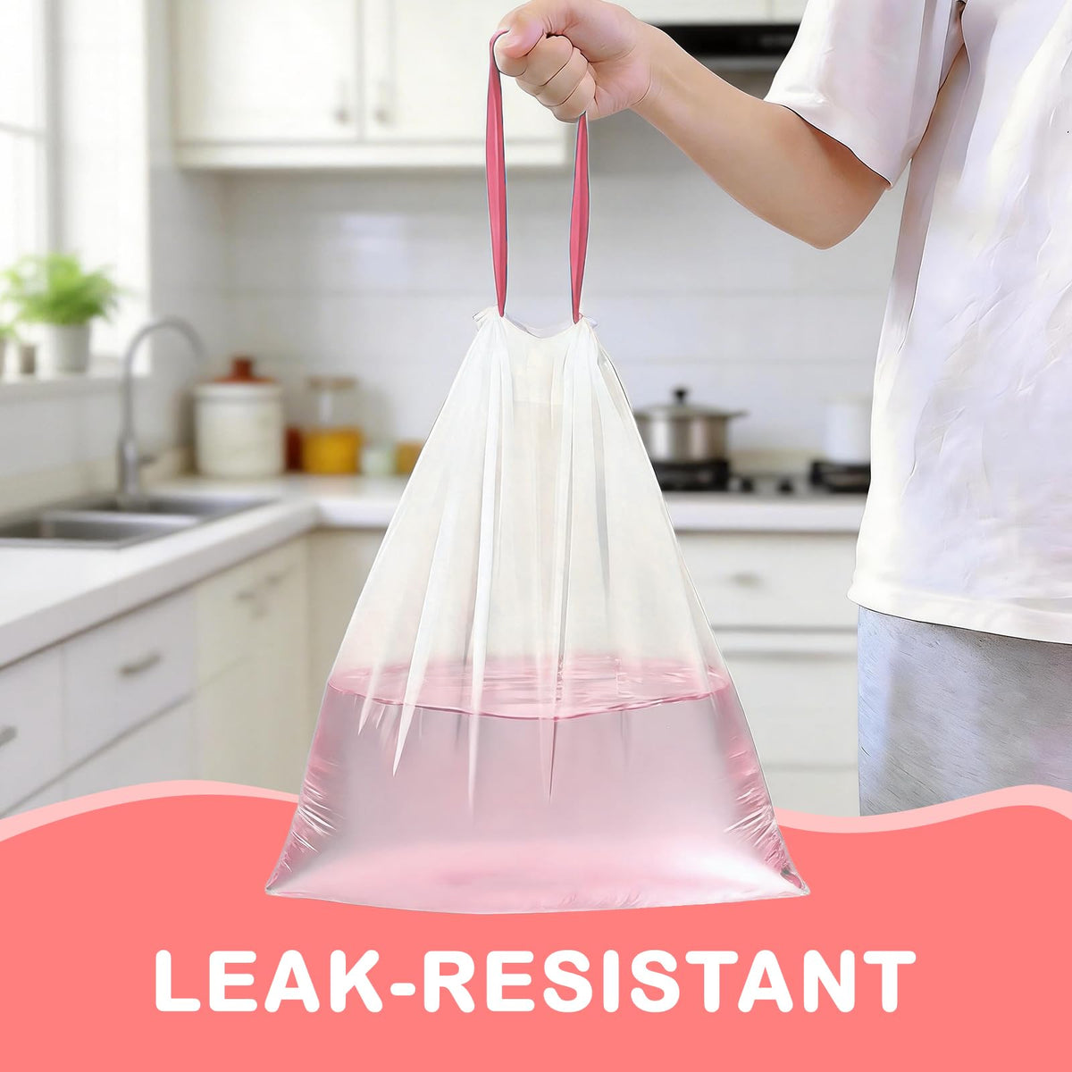 4 Gallon Scented Trash Bags with Drawstring N959
