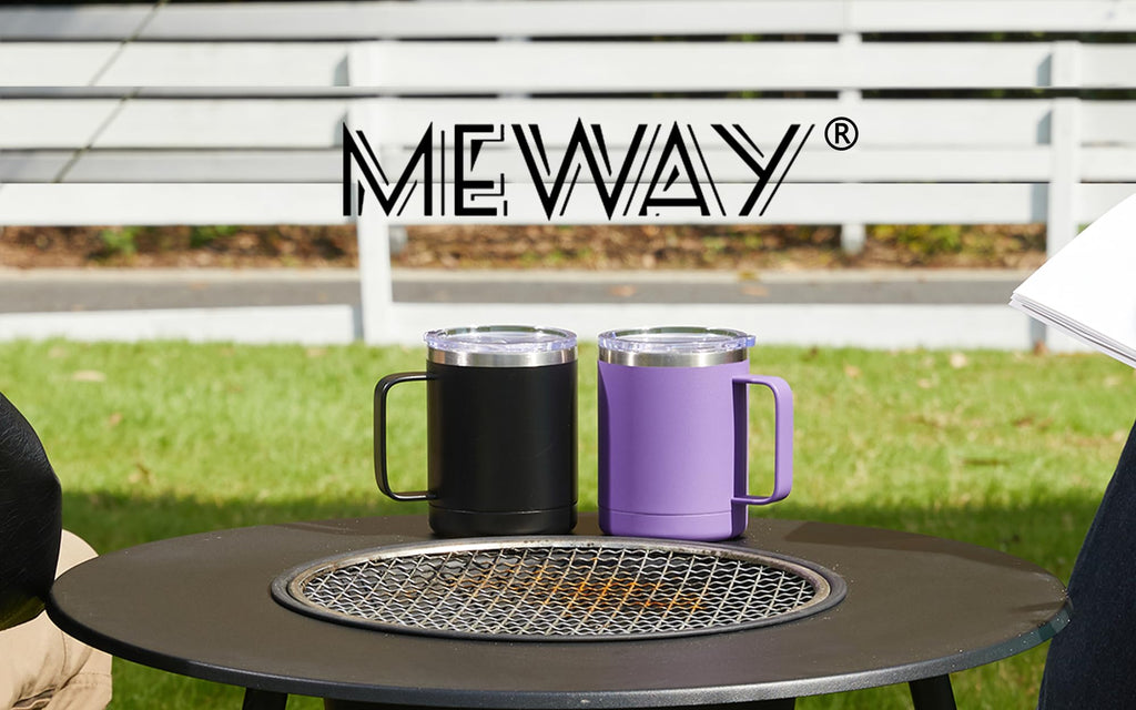 12 oz Stainless Steel Insulated Coffee Mug Set of 2 O47725