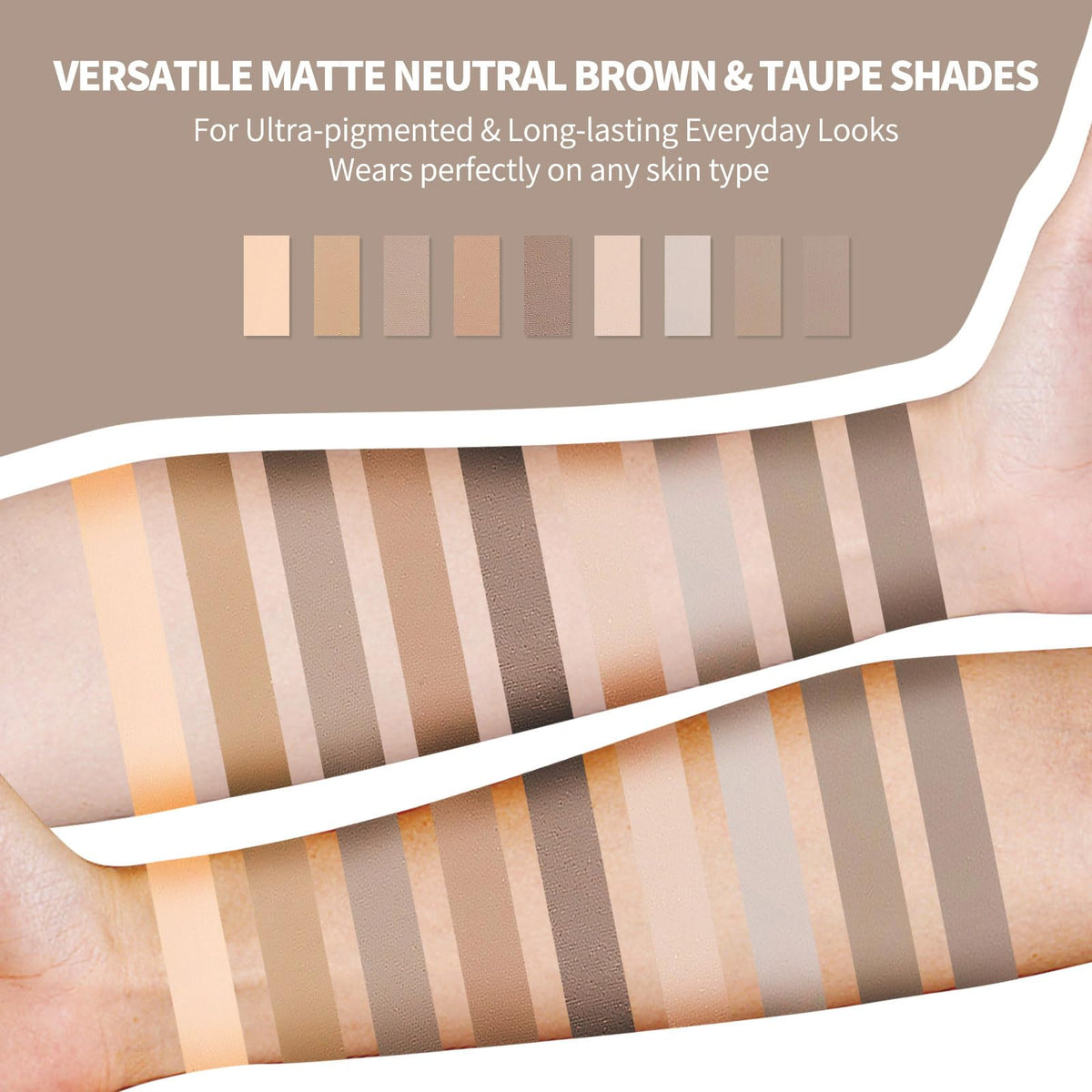 Mini Neutral Nude Matte Eyeshadow Palette C423
