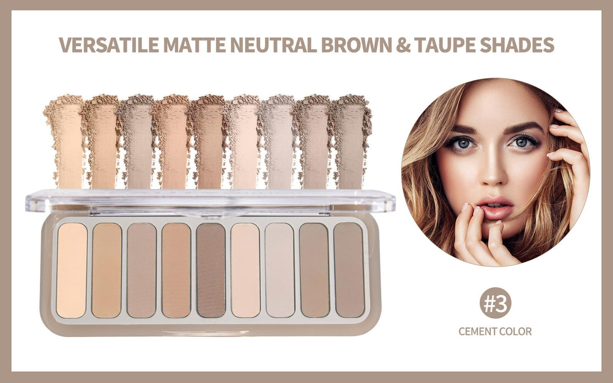 Mini Neutral Nude Matte Eyeshadow Palette C423