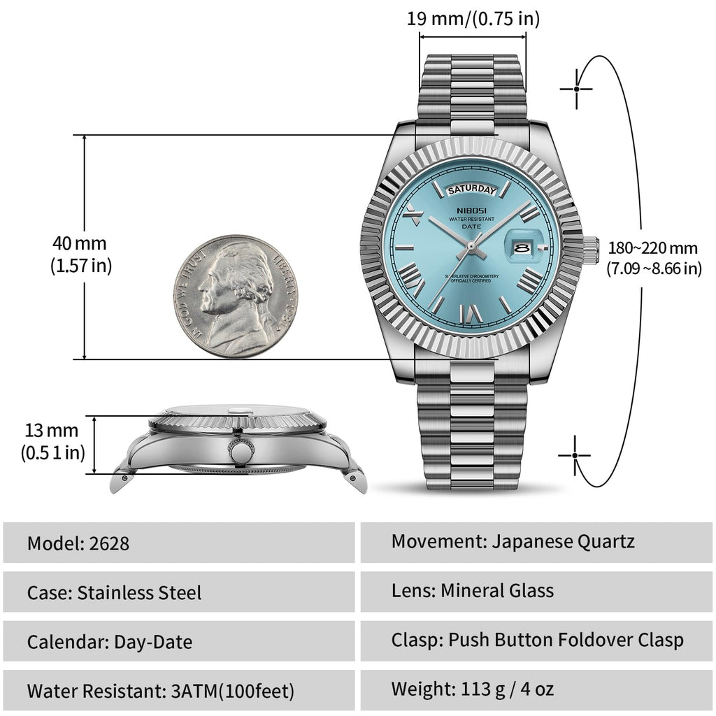 Men's Analog Quartz Watch Rose Gold Stainless Steel K82758