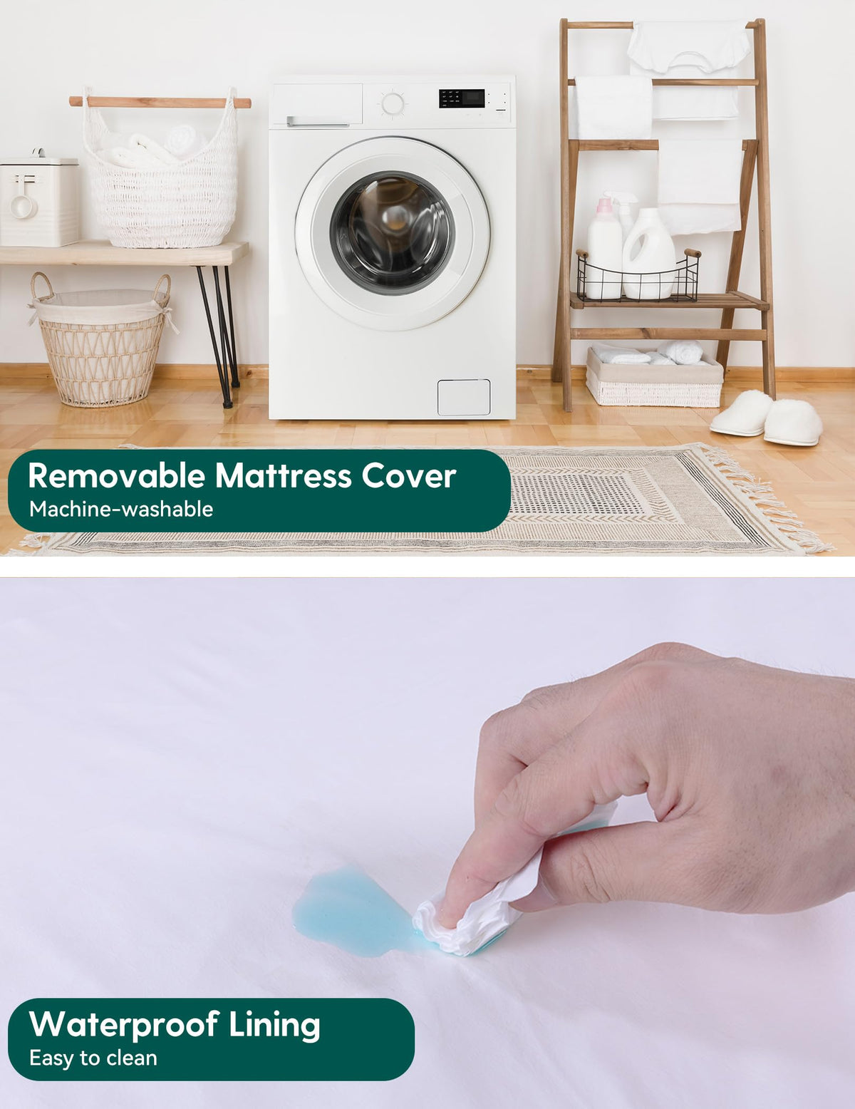 Ergonomic Memory Foam Crib Mattress M188882