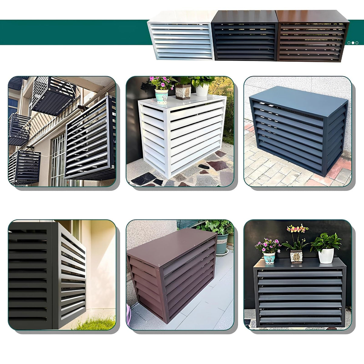 Aluminum Mini-Split Condenser Cover T190843
