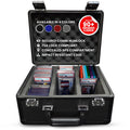 Black 3 Row Graded Card Storage Box with TSA Lock N9896