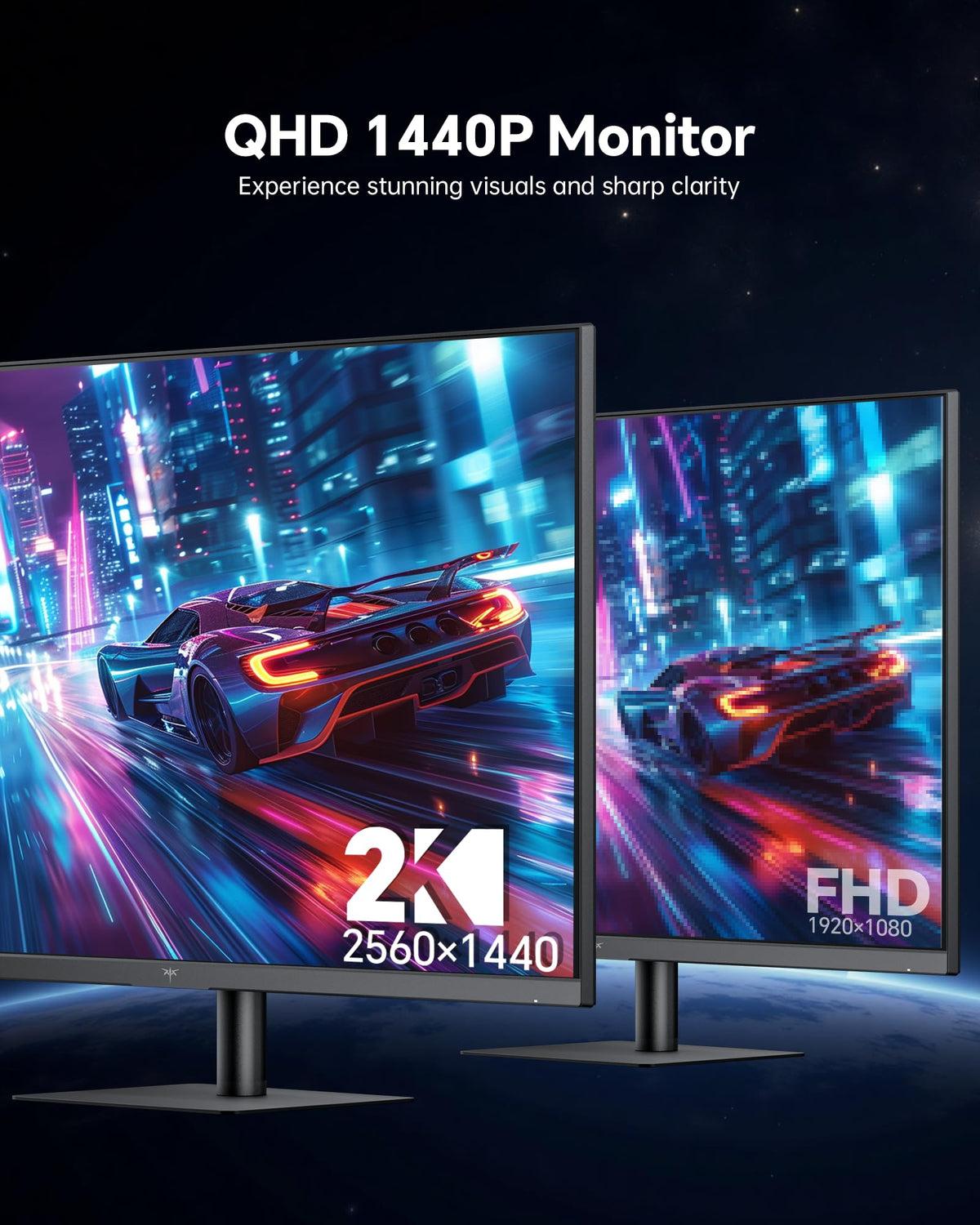 32 Inch 2K IPS 1440p Monitor with HDR10 V6145
