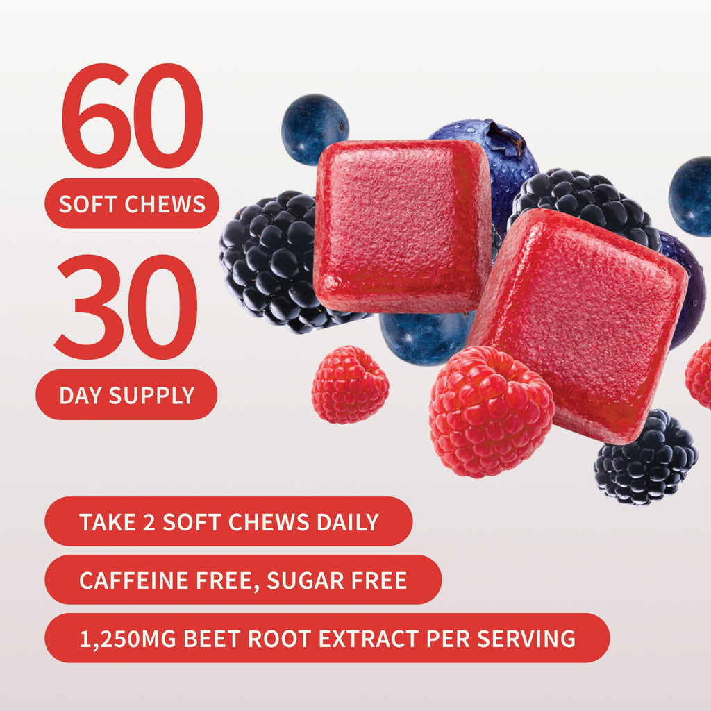 Nitric Oxide Beets Soft Chews + Heart Health Capsules D278